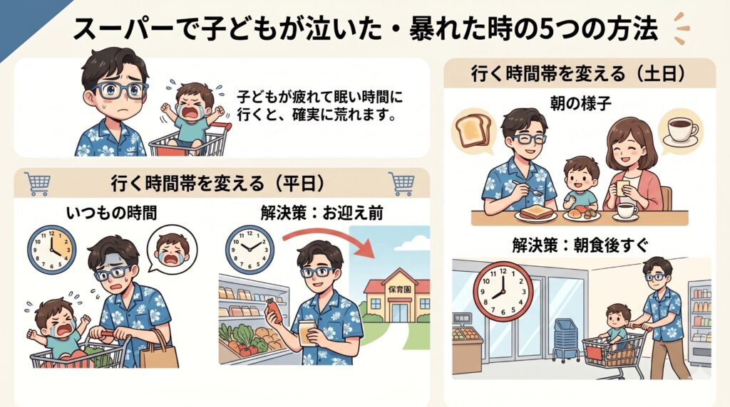 対処法③：行く時間帯を変える【効いた】