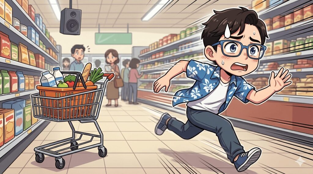 対処法①：カートを放置して、ダッシュで側に行く【効いた】