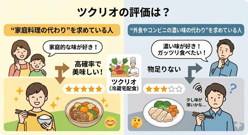 ツクリオの評価