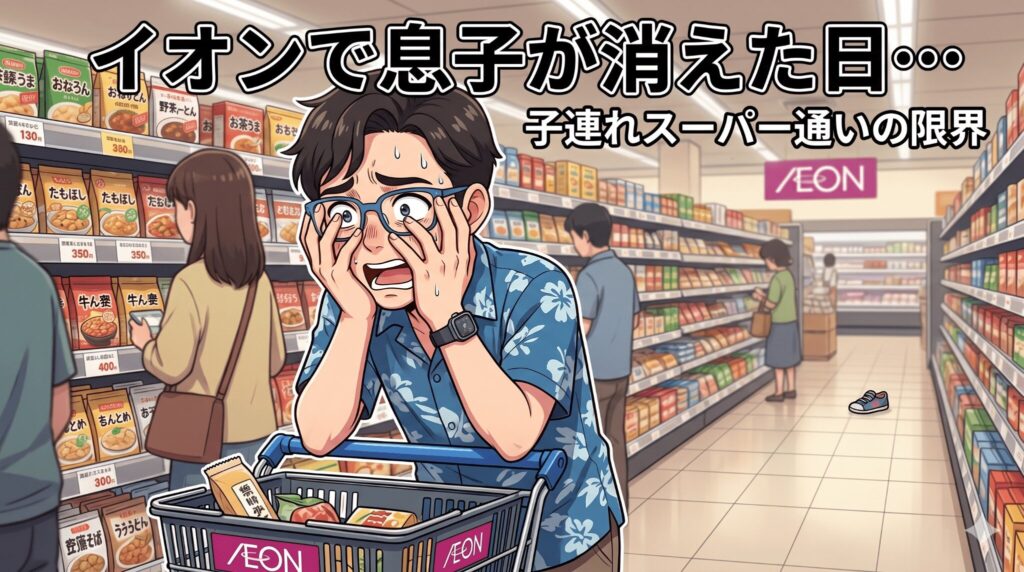 イオンで息子が消えた日…子連れスーパー通いに限界を感じた話