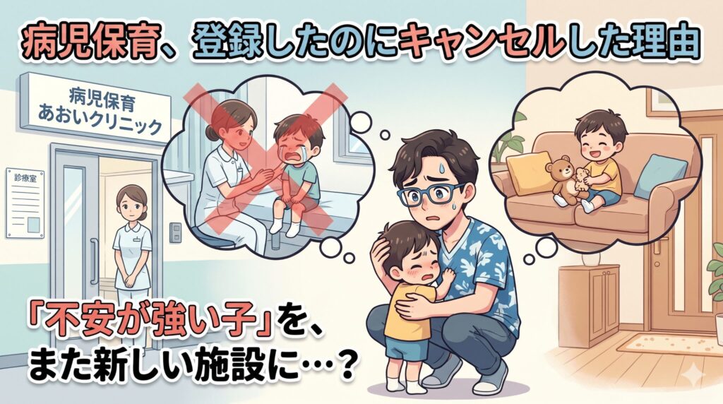 【体験談】病児保育を登録までしてキャンセルした理由