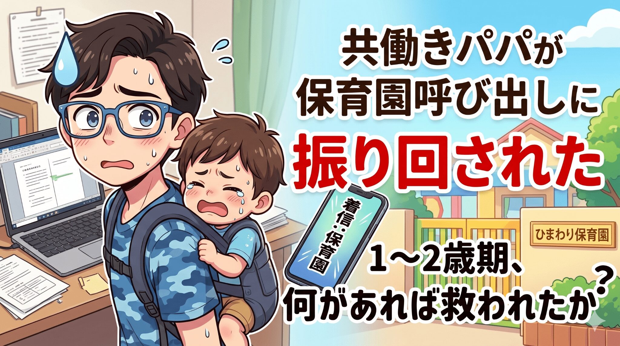 共働きパパ保育園からの呼び出し